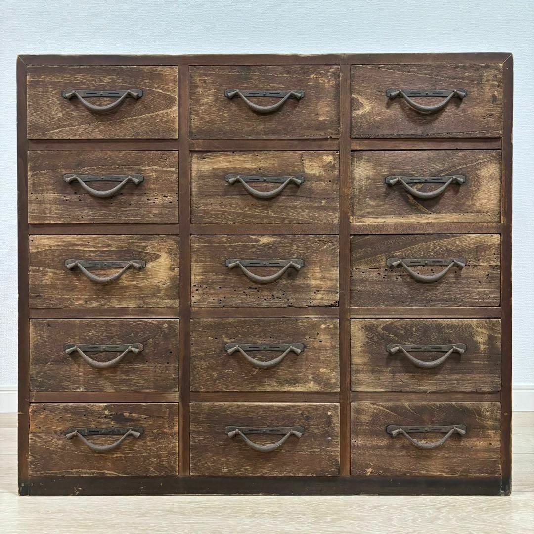 GMHS271○時代箪笥 引出し収納 古家具 時代家具 骨董箪笥 和家具
