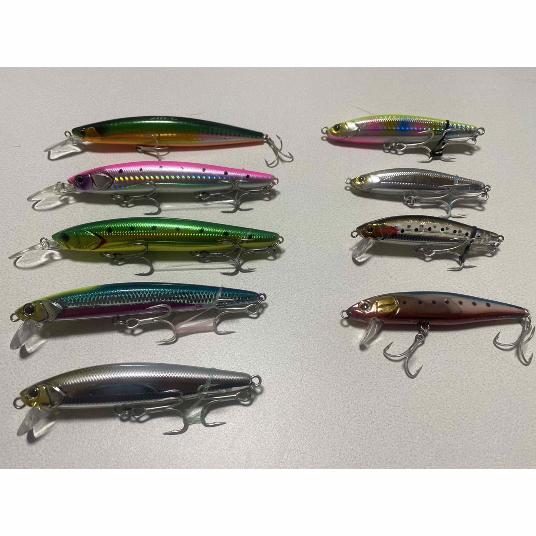 まとめ売り ルアーセット シーバスルアー12本セット メガバスブルー