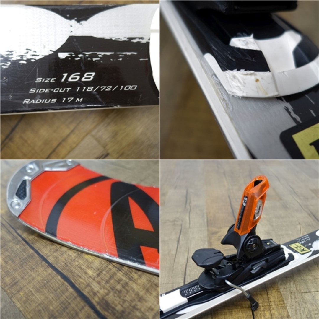 ロシニョール ROSSIGNOL DEMO B 168cm センター72mm ビンディング