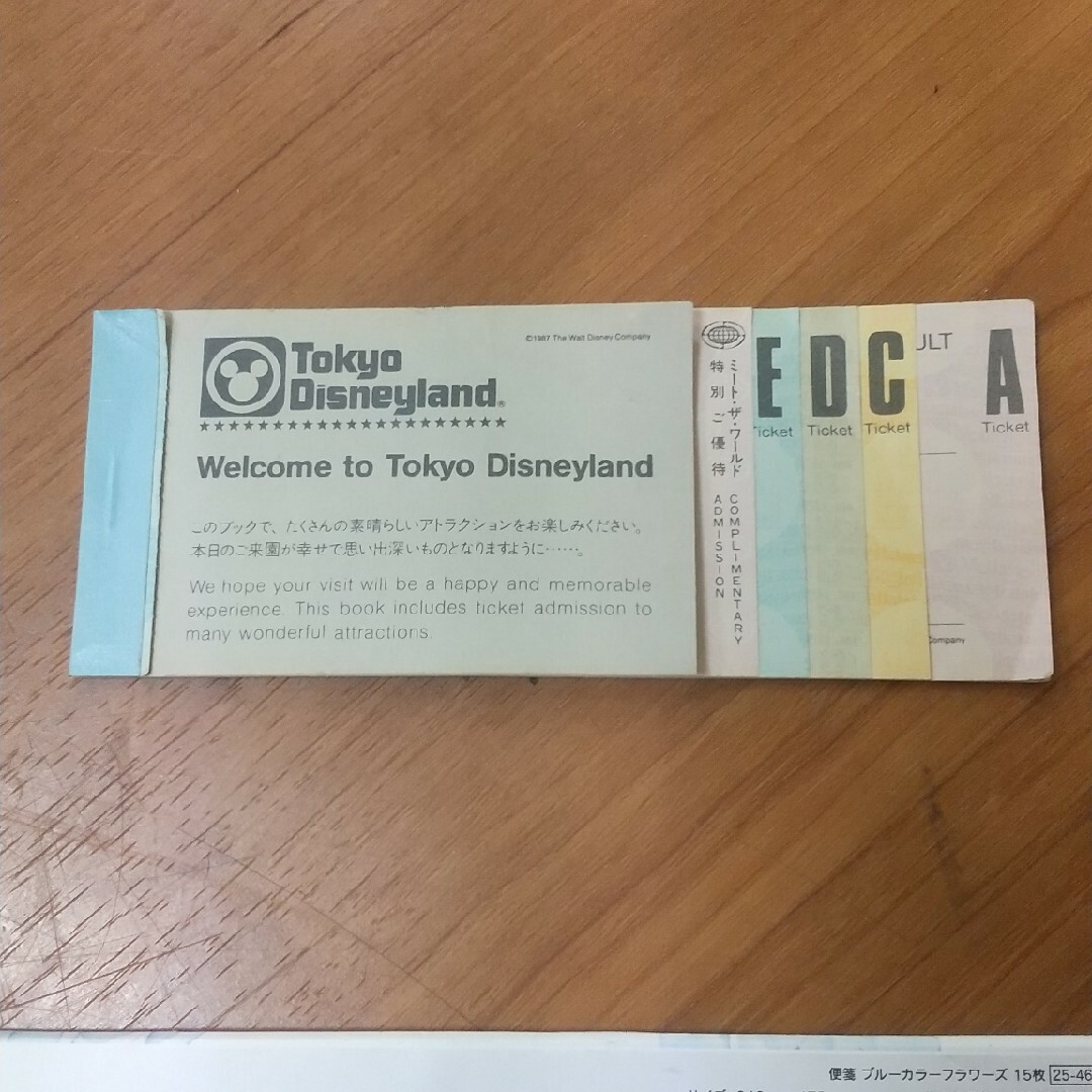 Disney - 東京ディズニー ビッグ10 使用済みチケット 1983年開園当初の