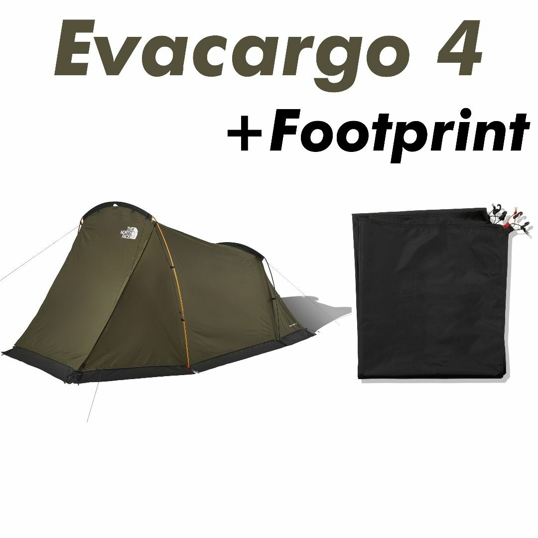 THE NORTH FACE - THE NORTH FACE Evacargo 4 テント フットプリントの