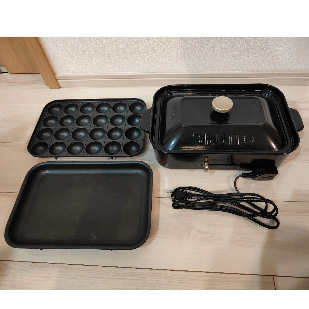 BRUNO - （ジャンク）BRUNO コンパクトホットプレート ブラックの通販
