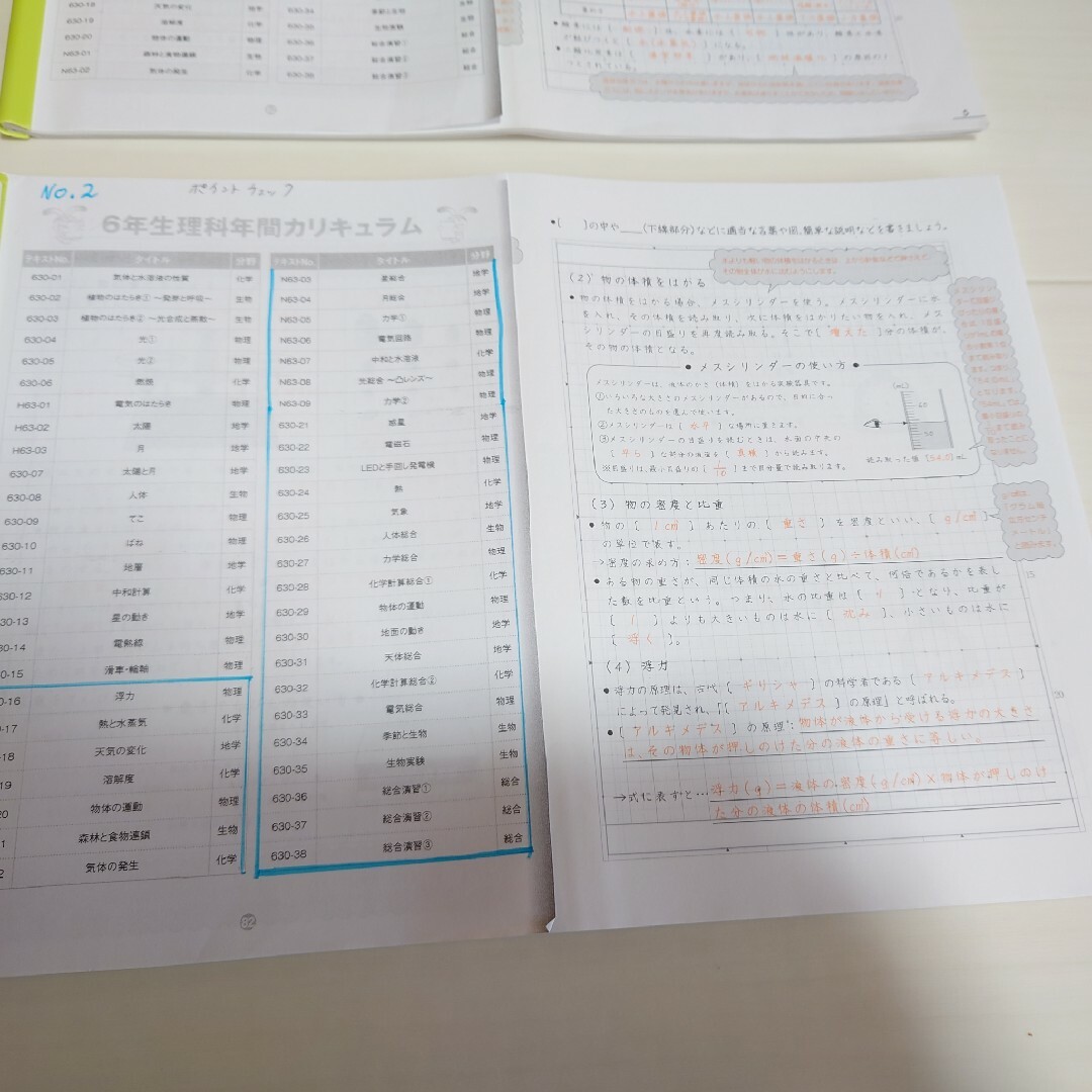 サピックス＊6年＊理科／知識の総完成・全19回完全版＊