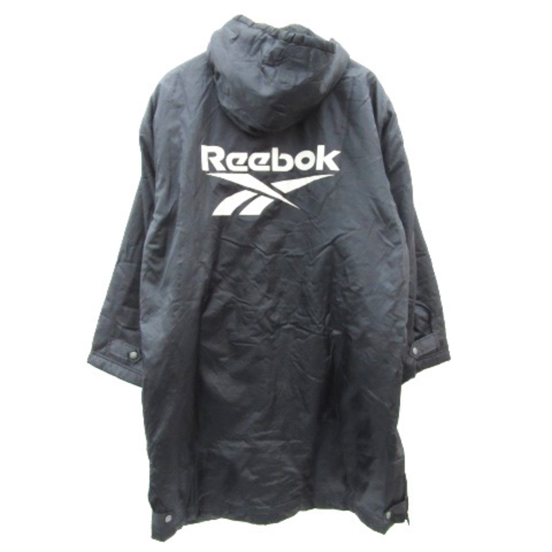 Reebok - Reebok ベンチコート 中綿 ロング ジップアップ 刺繍