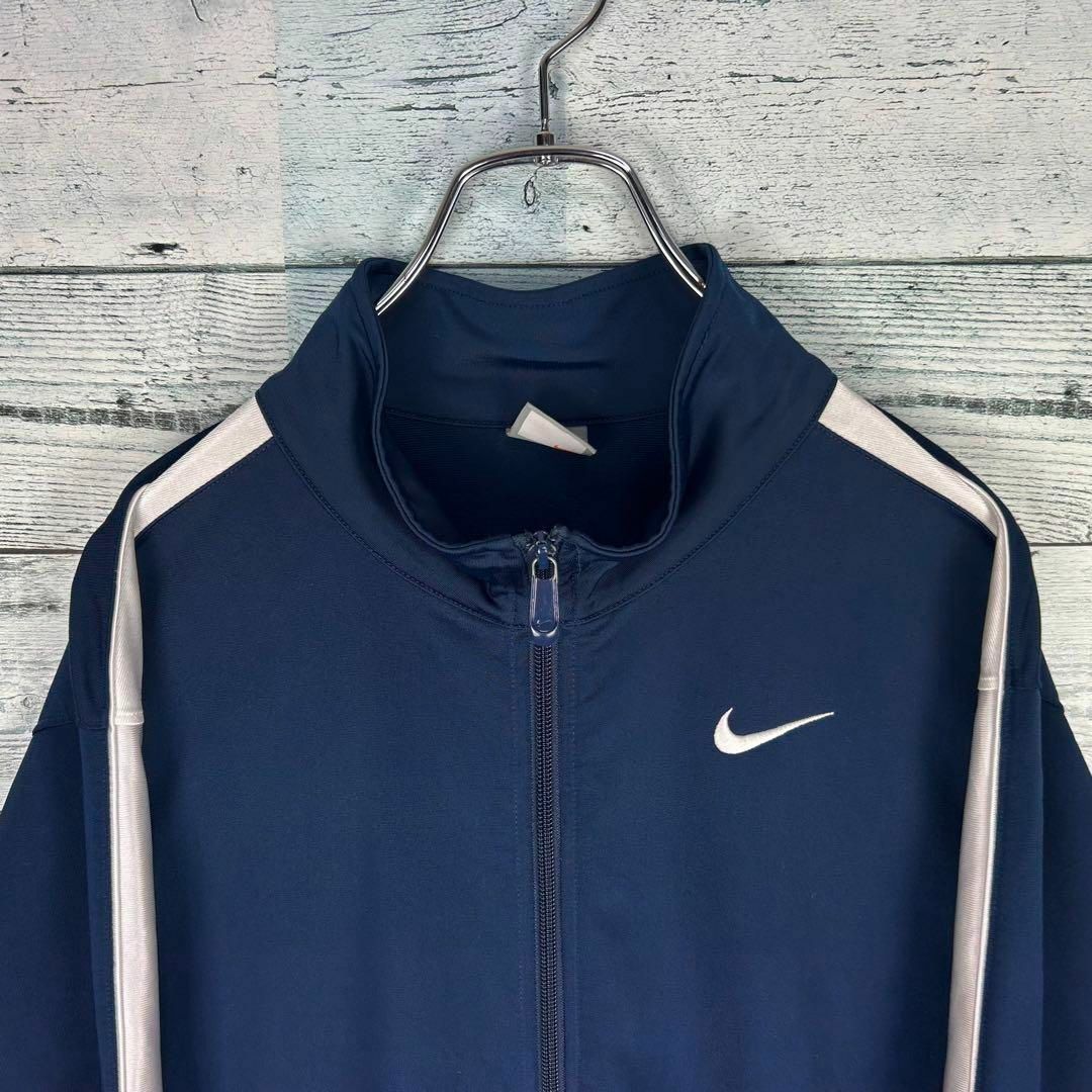 NIKE - ナイキ 刺繍ロゴ 袖ライン ジャージ トラックジャケット