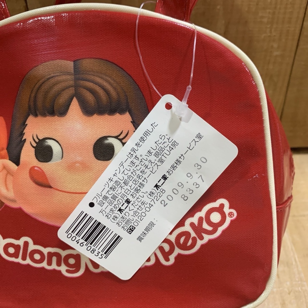 不二家 - ペコちゃんミニボストンバッグ＆ランチ袋＆ペコフキン【3点