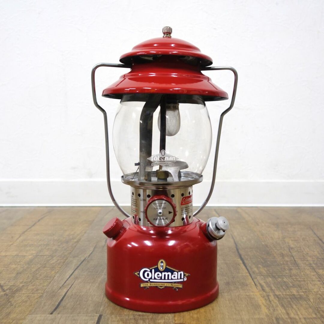 コールマン Coleman USA限定モデル 200B ワンマントル ガソリン 赤