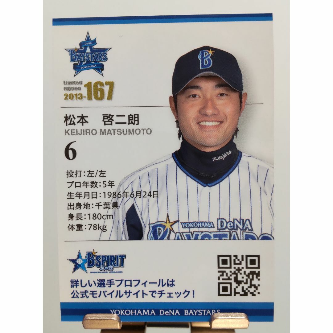 61 松本啓二朗選手 直筆サイン色紙 ＆ カード付 ☆ベイスターズの通販