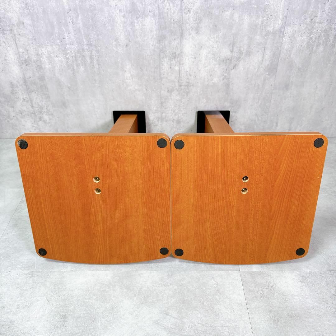 ♦︎純正YAMAHA（ヤマハ）ロゴ入りの木製スピーカースタンドペア 当時