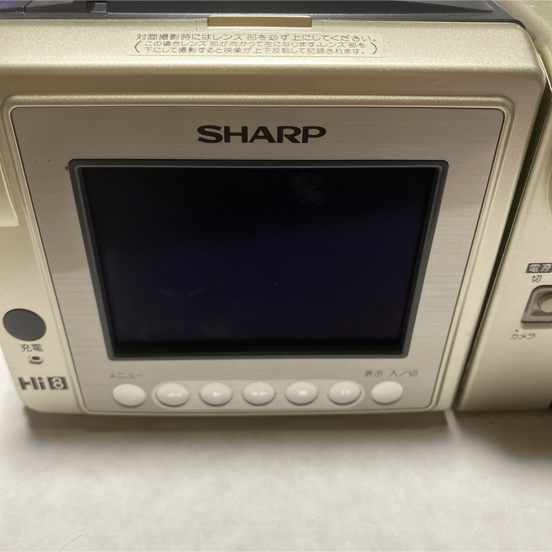 SHARP - 動作品 SHARP VideoHi8 ビデオカメラ VL-EH500 ③の通販 by