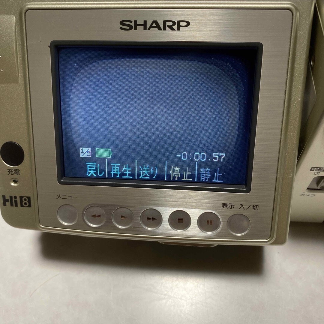 SHARP - 動作品 SHARP VideoHi8 ビデオカメラ VL-EH500 ③の通販 by