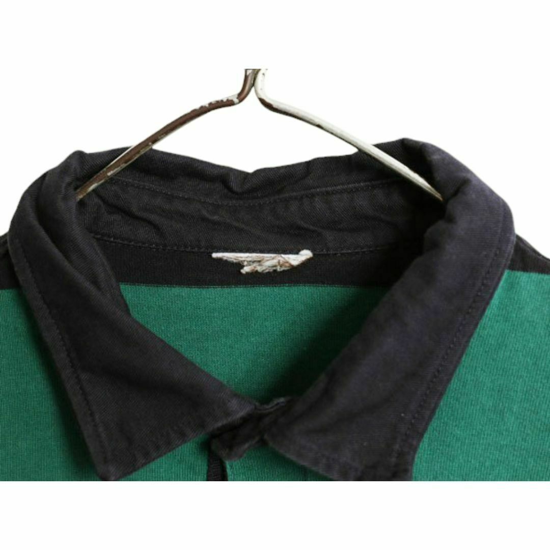 THE NORTH FACE - ノースフェイス ボーダー 長袖 ラガーシャツ メンズ