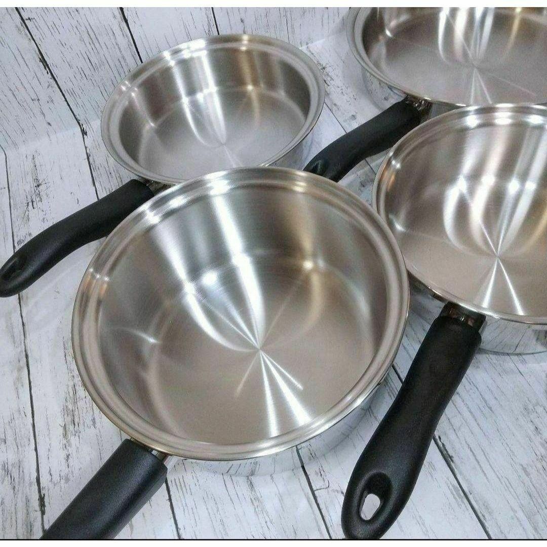 5個セット IH対応品 2023年製 アムウェイ フライパン ソースパン @