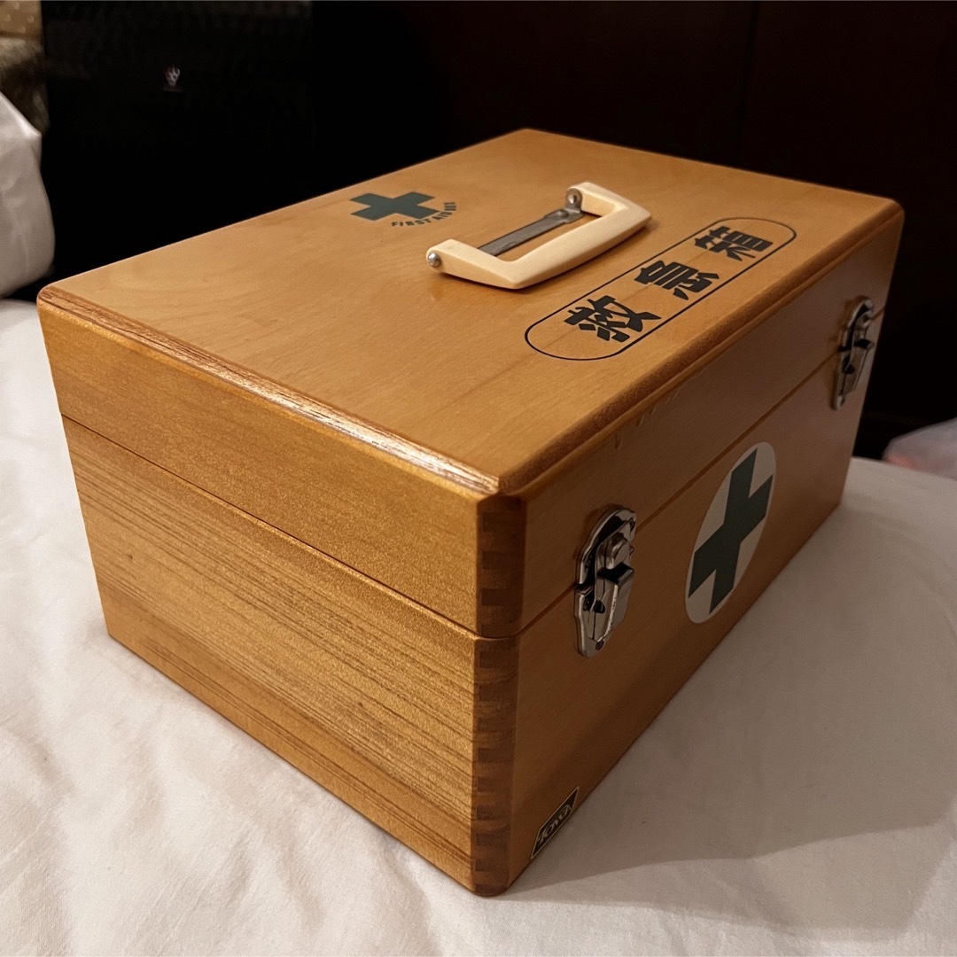 救急箱 木製 薬箱 昭和レトロ used 美品 の通販 by GorhamAve🌺復活