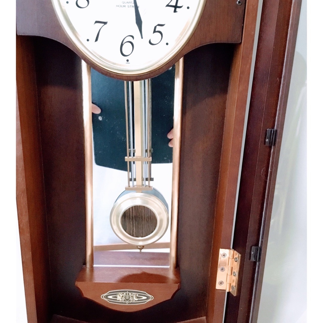 CITIZEN - 【美品】シチズン CITIZEN 振り子時計 リズム時計 木製