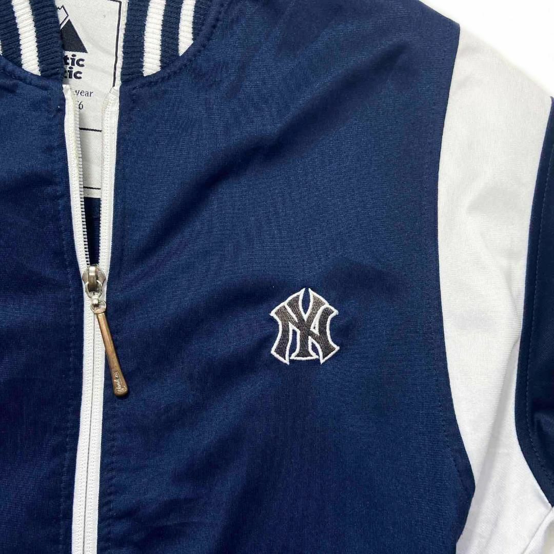 ニューヨーク ヤンキース スタジャン 刺繡ロゴ マジェスティック 古着