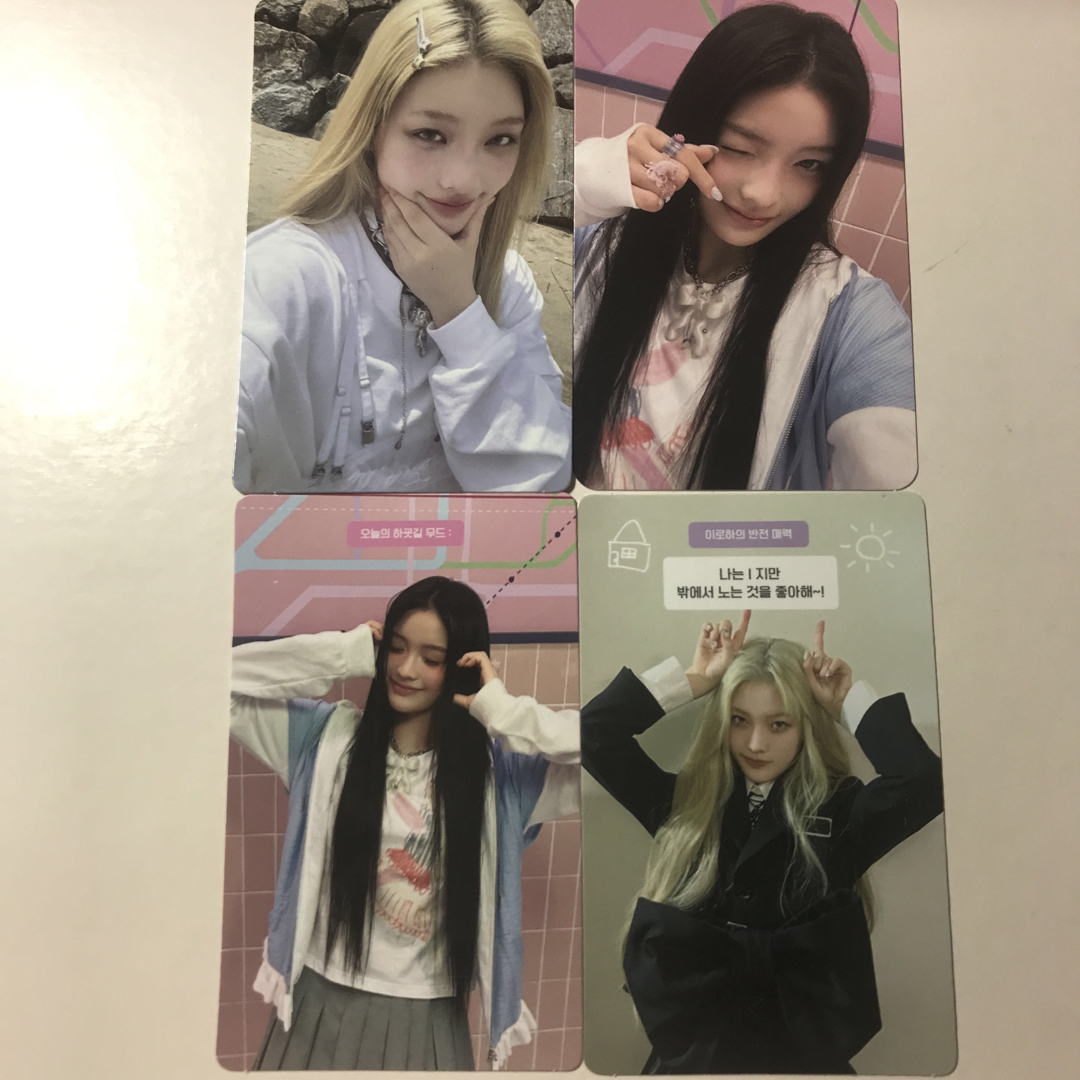 ILLIT イロハ I'LL LIKE YOU トレカ 4枚の通販 by よう｜ラクマ