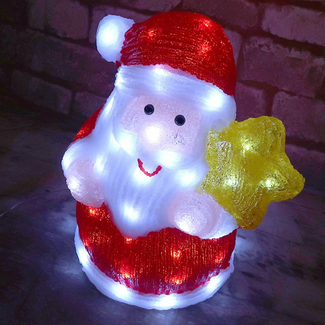 クリスマス LED オブジェ クリスマスライト サンタクロース TAC-69の