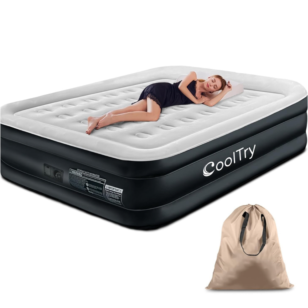 CoolTry エアーベッド クイーンサイズの通販 by たなか's shop｜ラクマ