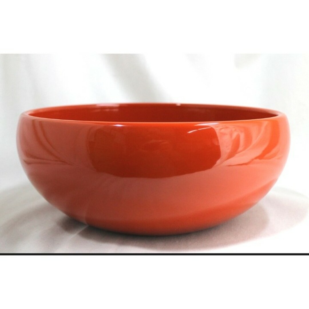 新品】山中漆器 本うるし塗り 飛鳥鉢 8.0 アスカボール 朱のうつわ 箱