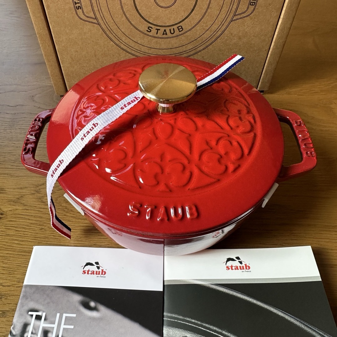 新品〉STAUB ワナベ S Lily チェリー