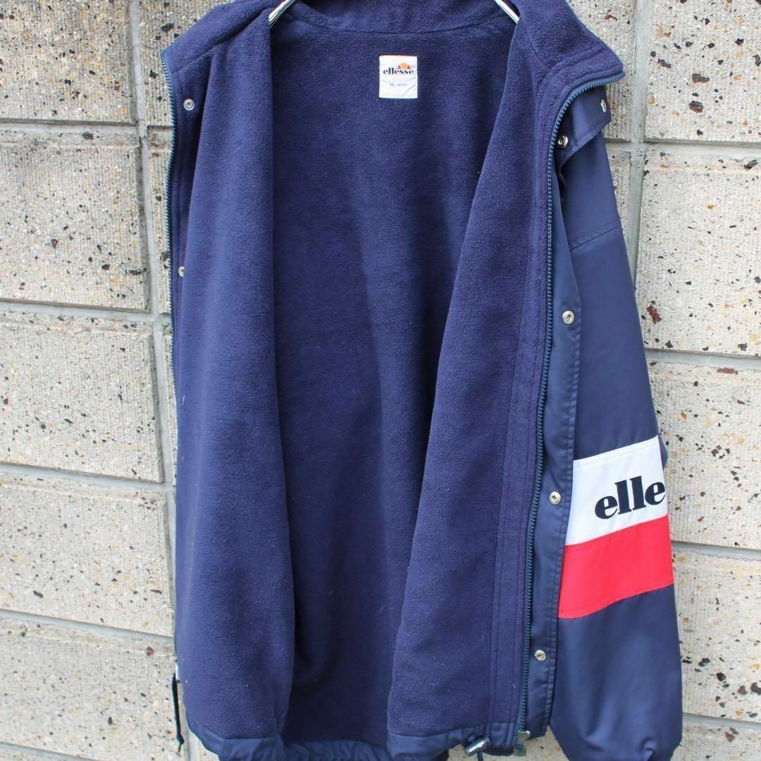ellesse - ellesse 90's~00's ロゴ刺繍 大きめ 古着フリース裏地