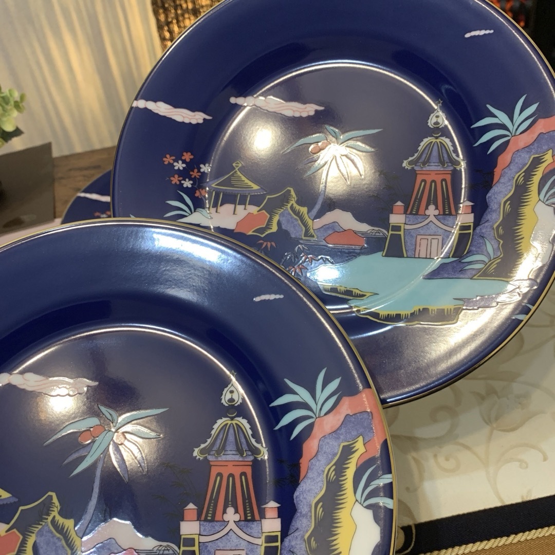 WEDGWOOD - 未使用 ウェッジウッド ブルーパゴダ ワンダーラスト 21cm