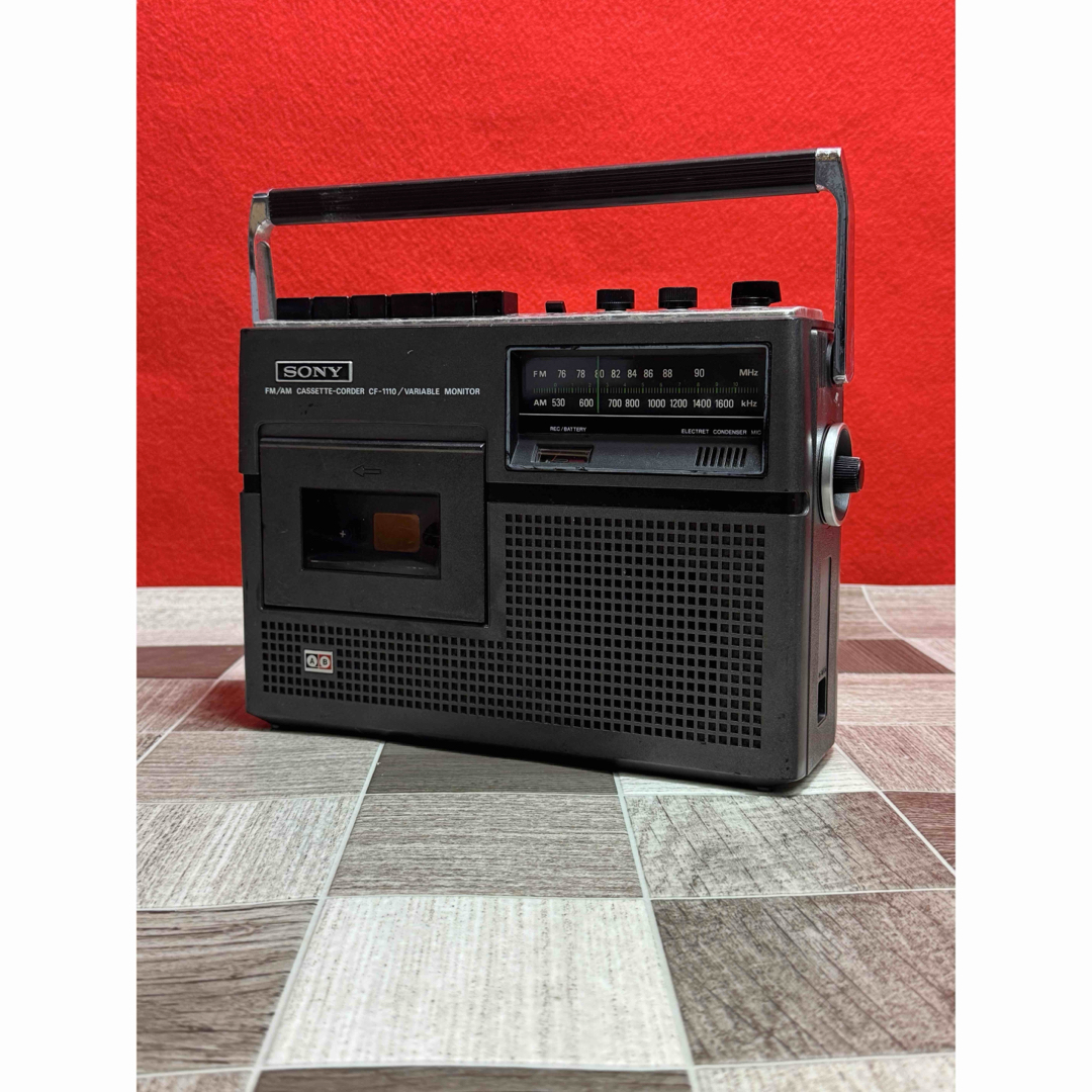 SONY - Sony ソニー ラジカセ カセットレコーダー CF-1110 FM AMの通販