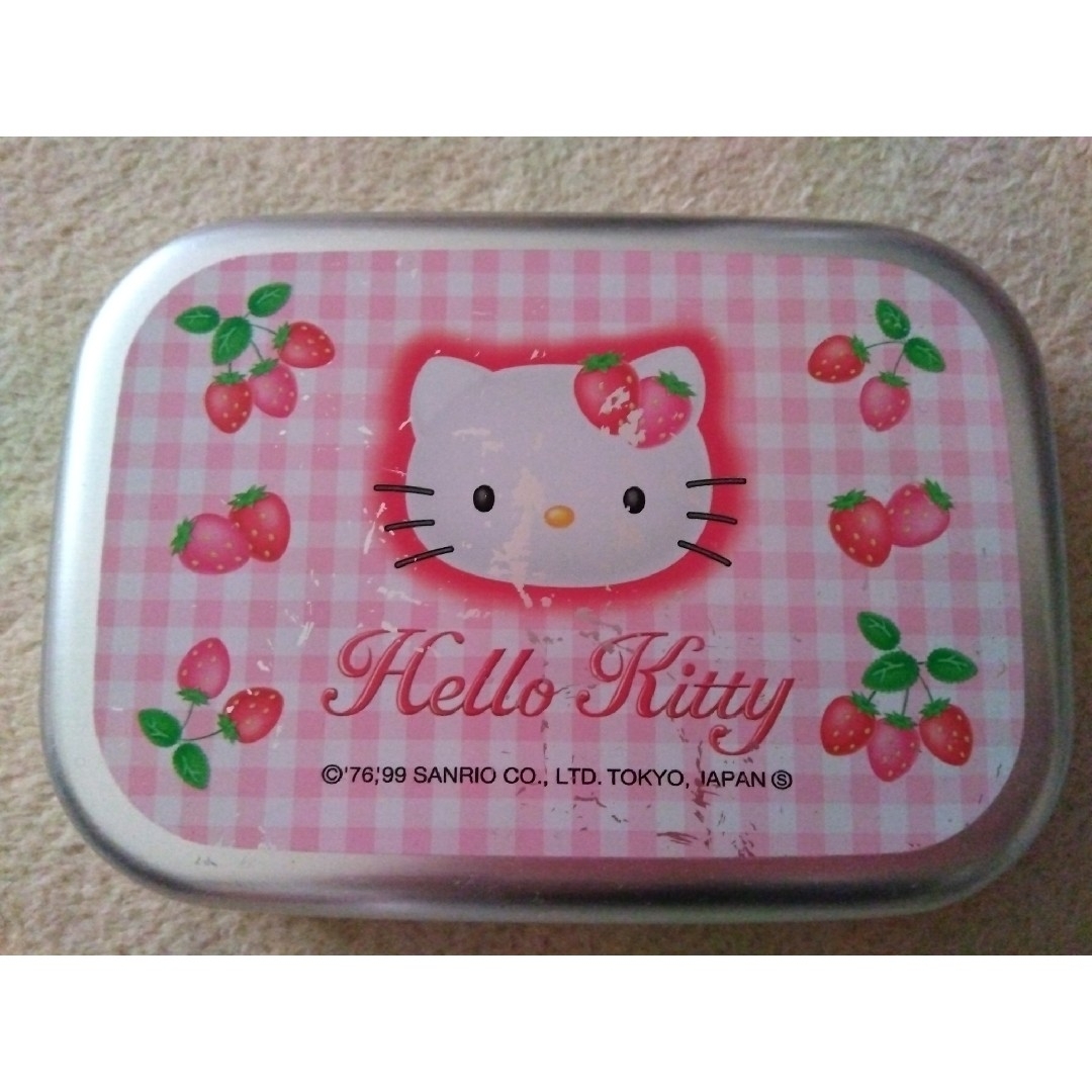 ハローキティ - キティちゃん 弁当箱 レトロ 昭和 アルミ ハローキティ