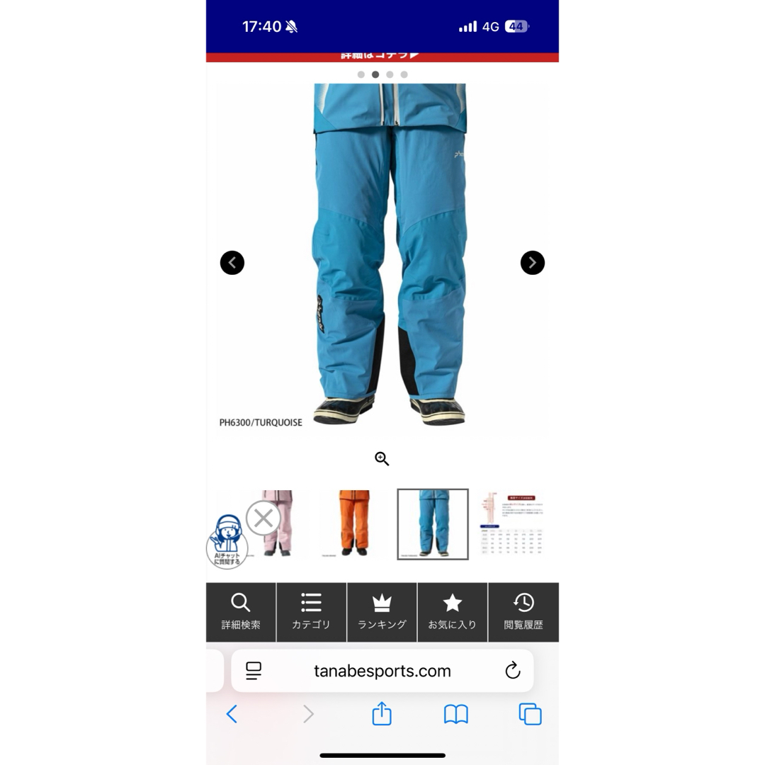 phenix - フェニックス スキーウェアー Mサイズ 25-26モデルの通販