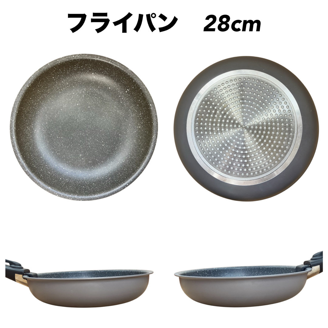 ニトリ - 鍋フライパンセット ニトリ IH ガス火 取っ手が取れる 着脱