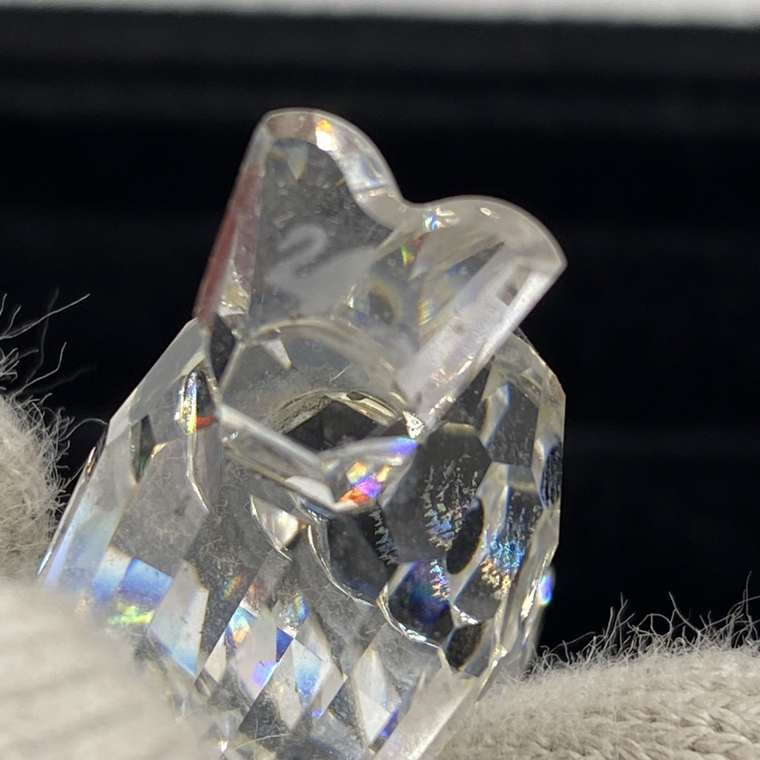 SWAROVSKI - 箱付き スワロフスキー 置物 クリスタル 犬 ダックス