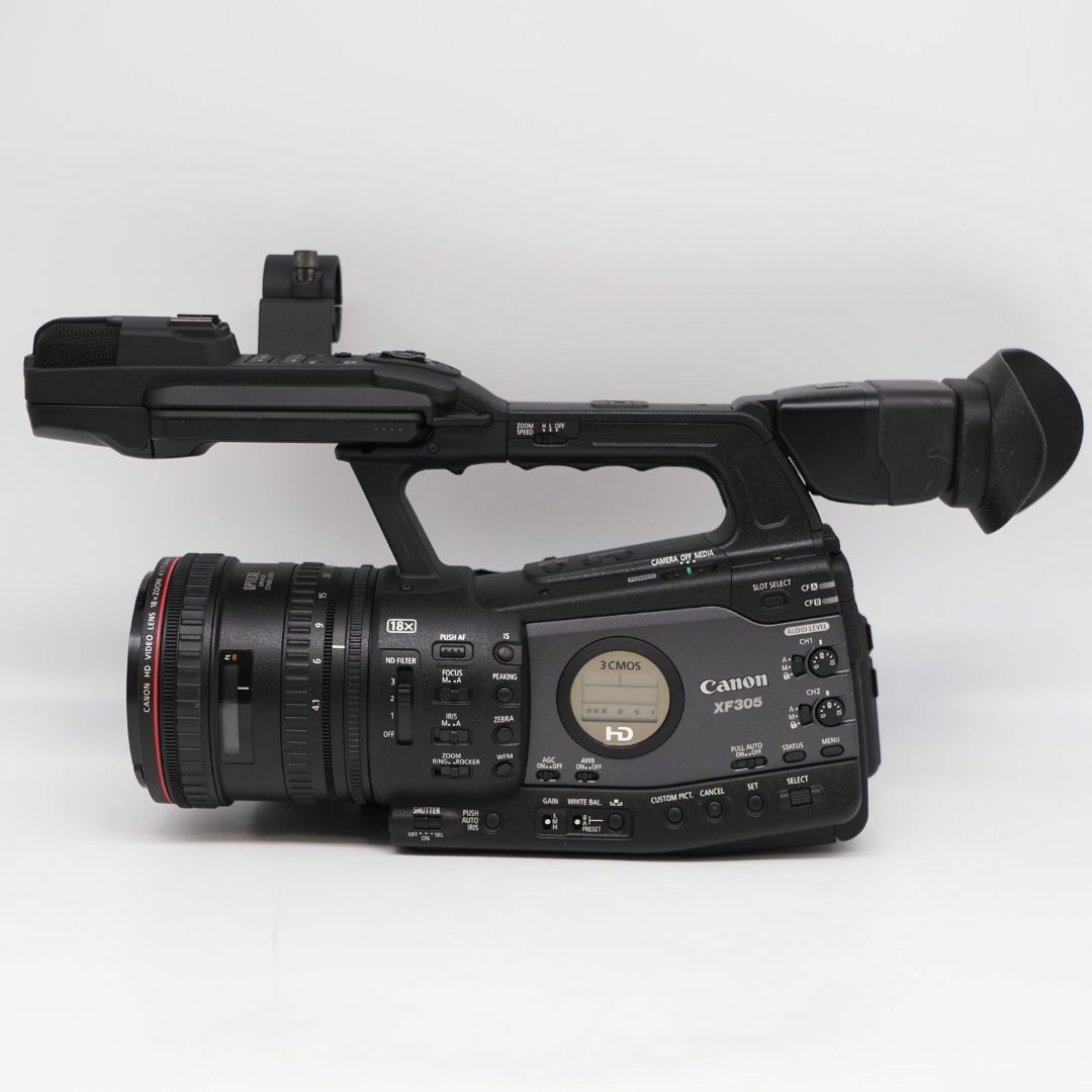 Canon - □通電11時間□業務用デジタルビデオカメラ XF305 192001の
