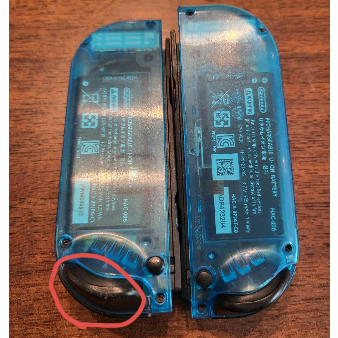 Nintendo Switch - Nintendo Switchジョイコン クリアブルー 動作確認