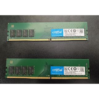 crucial - Crucial社 DDR4-2666 8GBメモリ 2枚セット(16GB) の通販 by