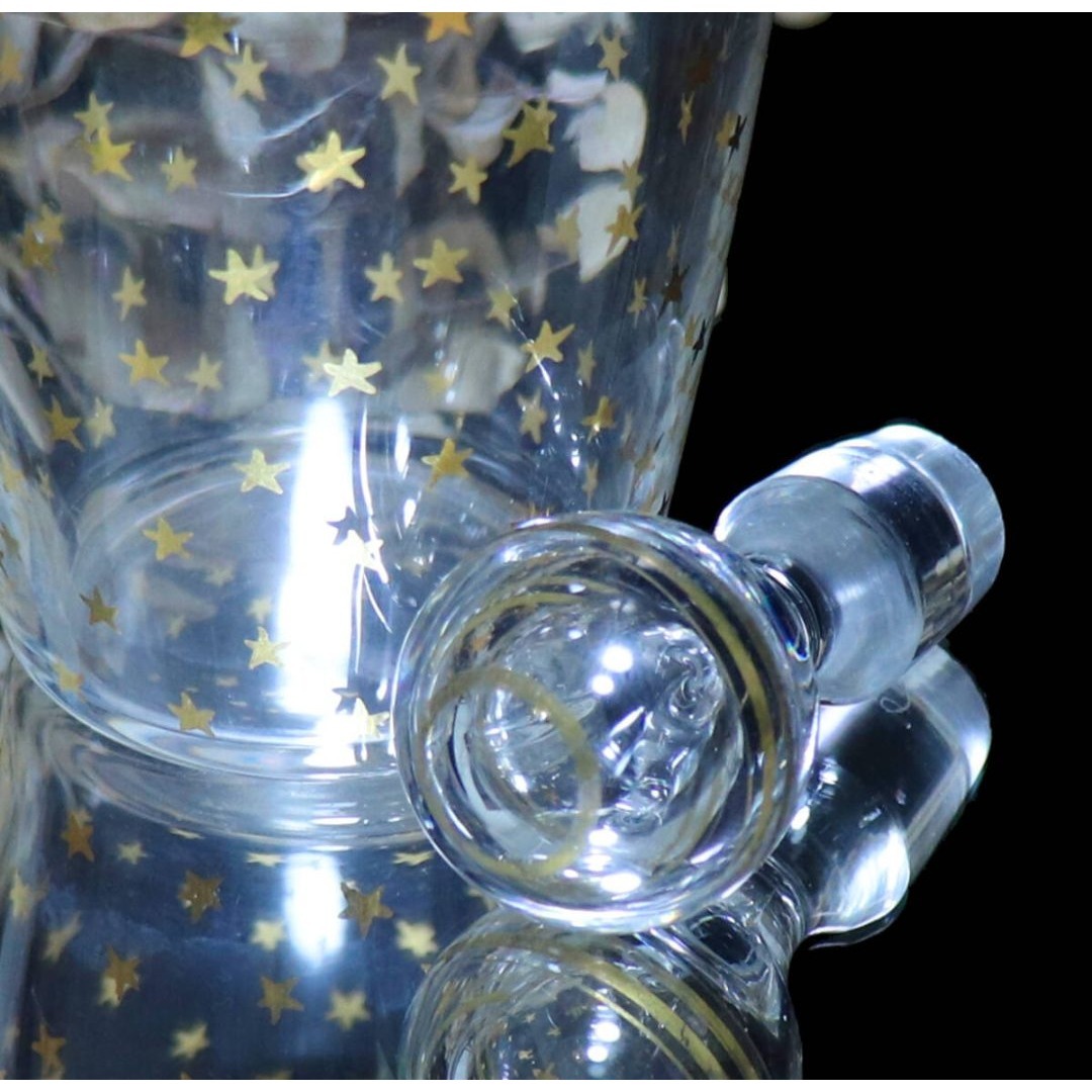 Baccarat - オールド・バカラ 1900年頃 金彩デカンタ 21cm星型 ステラ