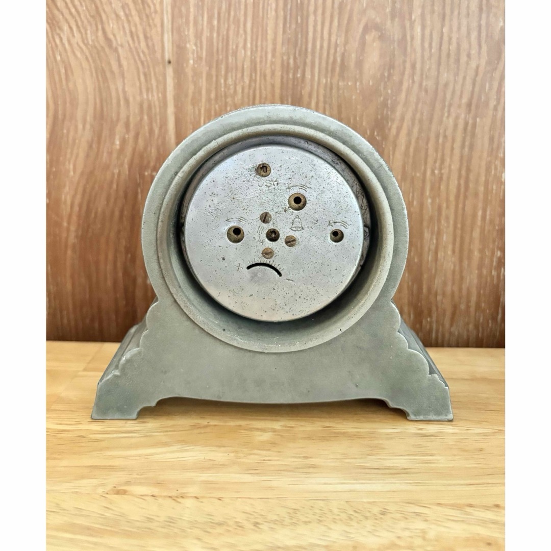 ジャンク品 精工舎 SEIKOSHA 古時計 置き時計 ひまわり 目覚まし時計の