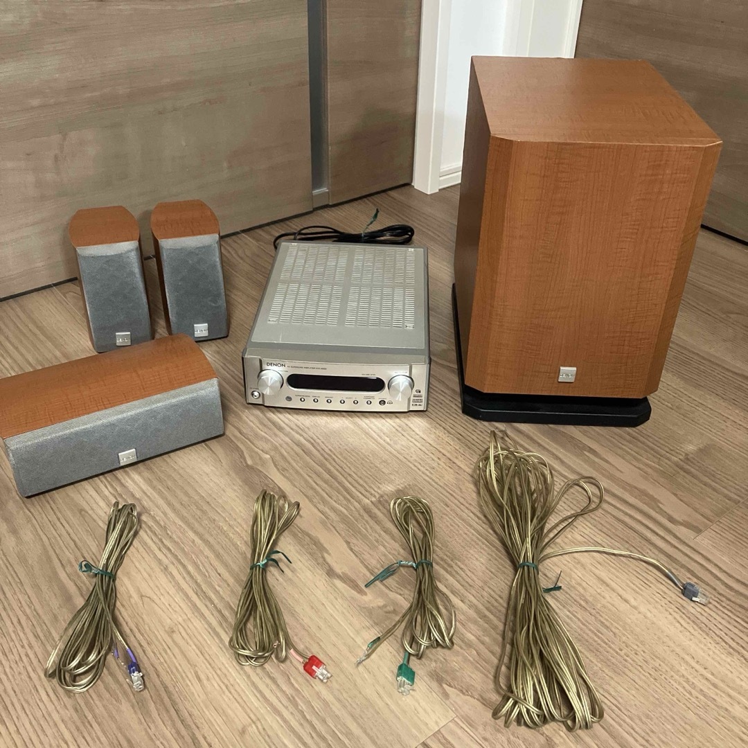 DENON - デノン ホームシアターシステム DHT-M330 木目 AVC-M330 訳