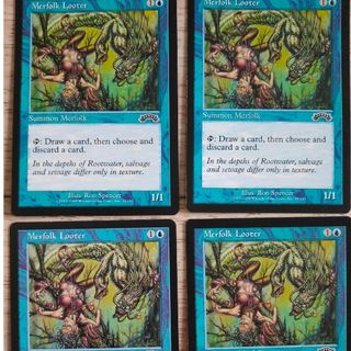 マジック：ザ・ギャザリング - ☆マーフォークの物あさり 英語4枚の