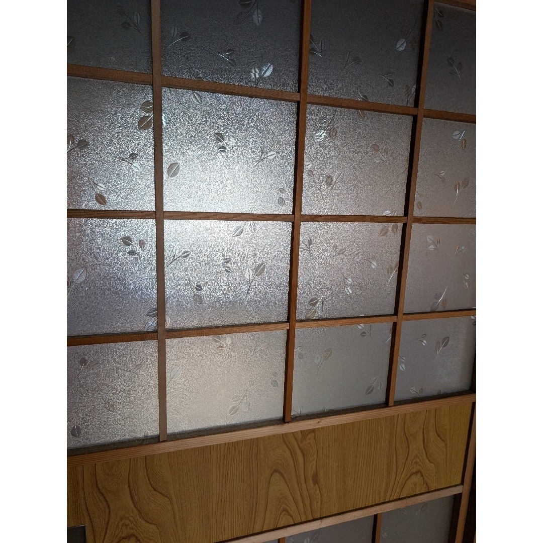 ①【引取限定】昭和レトロ 引き戸 建具 ガラス戸 3枚 セット まとめ