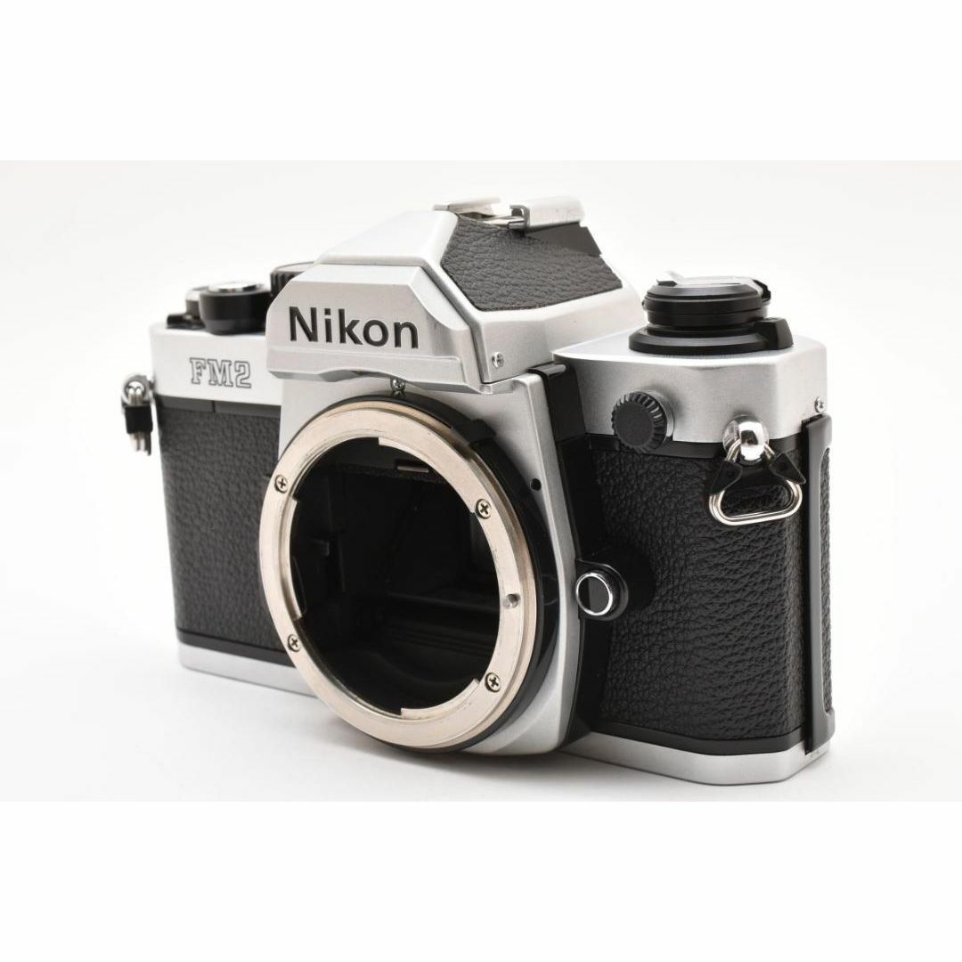 超美品 ニコン New FM2 シルバー フィルム モルト新品交換済 M632の