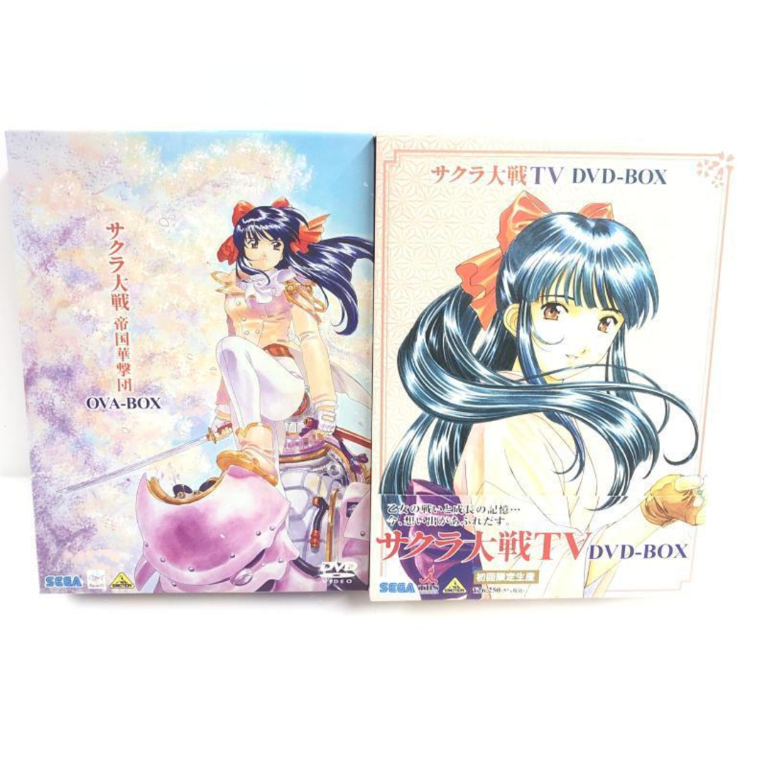 中古】サクラ大戦 TV DVD-BOX＆帝国華撃団 OVA-BOX 全2BOXセット(限定