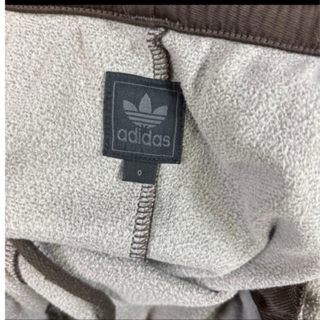 adidas - adidas トラックパンツ ブラウン 3本ライン ジャージ 古着 o