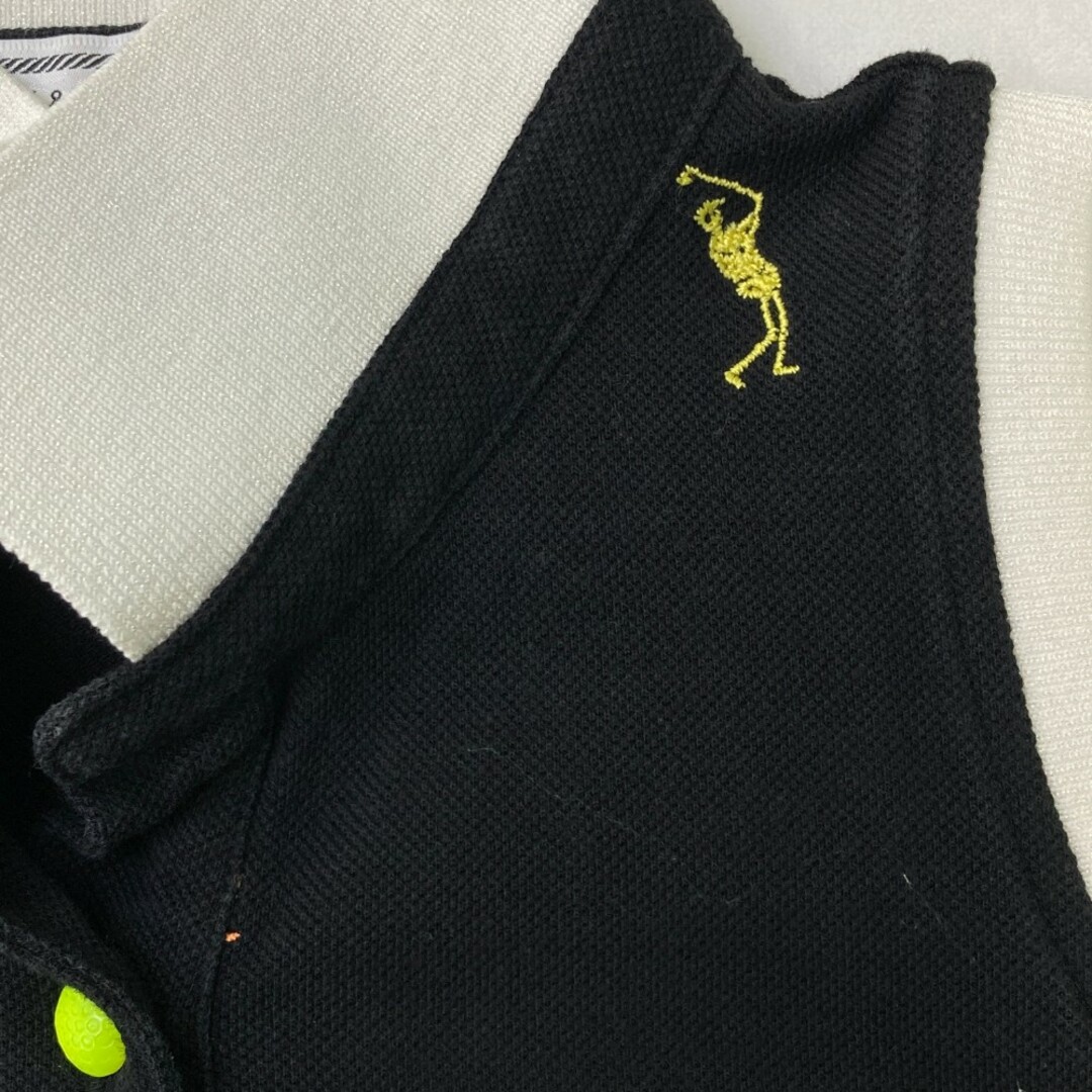 サイズ：M MARK&LONA マークアンドロナ ノースリーブポロシャツ 刺繍総