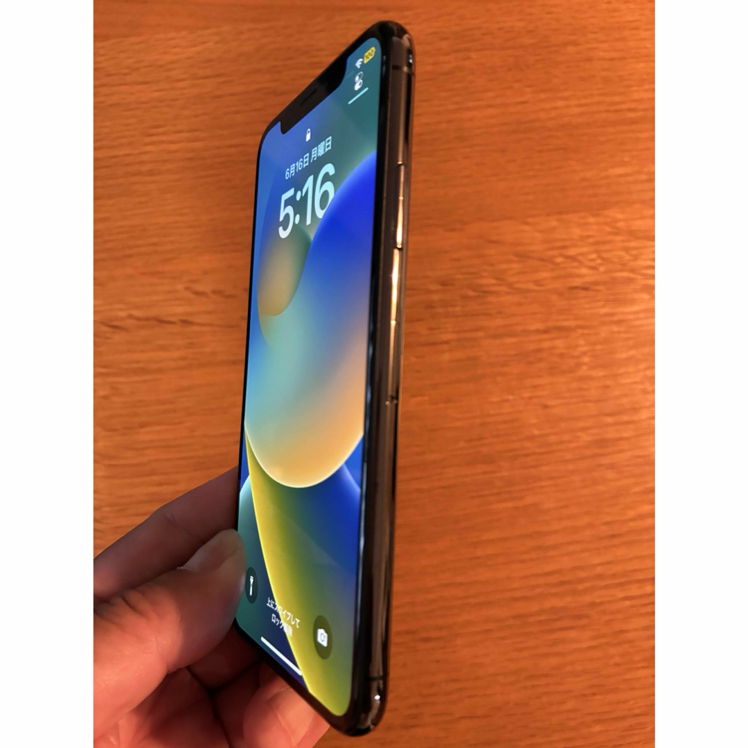 Apple - 美品 iPhone X 64GB SIMフリー バッテリー100%の通販 by