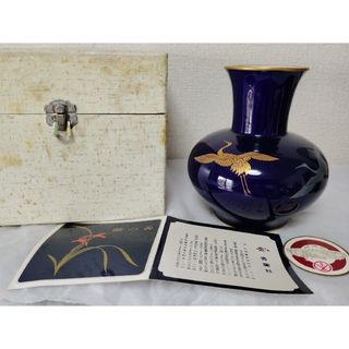 香蘭社 - 香蘭社 ローズガーデン 花瓶 金彩 未使用 箱有の通販 by