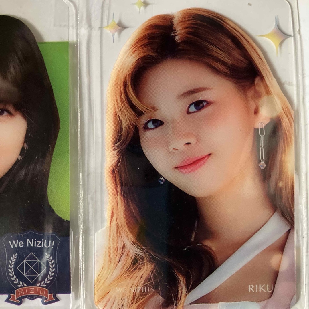 NiziU - 新品未使用 2枚セット NiziU リク クリア プラスチックカード
