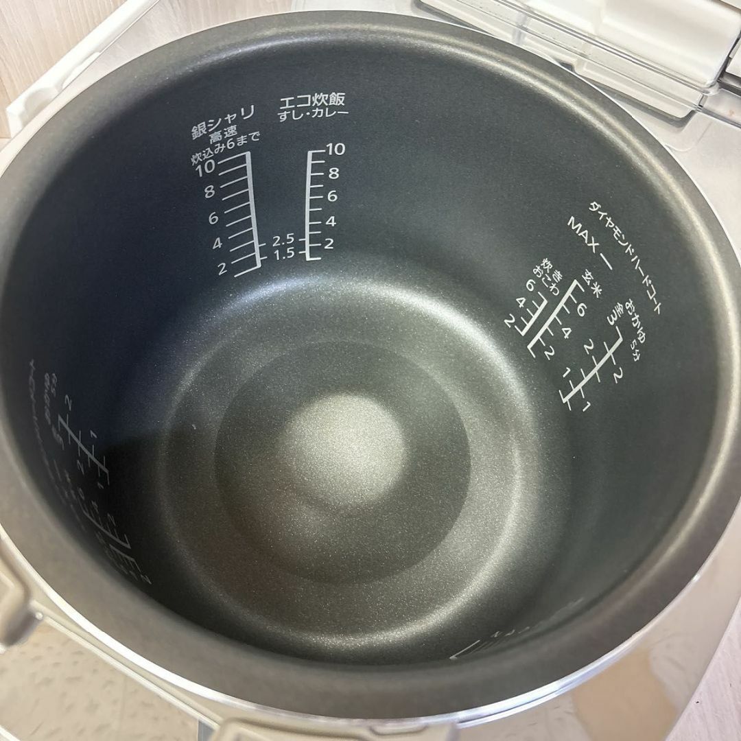 美品】パナソニック 炊飯器 一升 ホワイト SR-MPW182-Wの通販 by