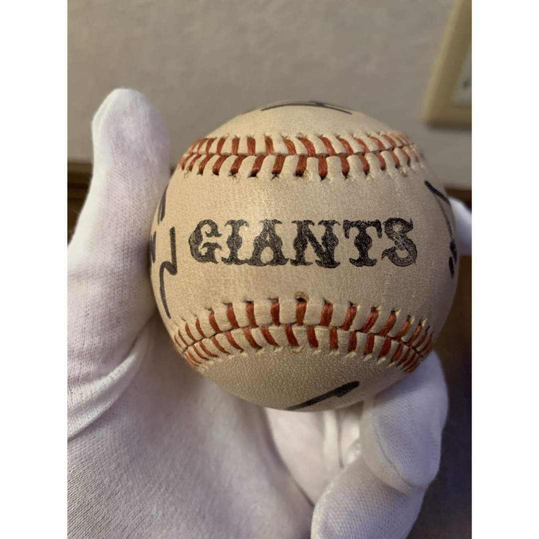 読売ジャイアンツ - 巨人最強OB寄せ書き直筆サインボールの通販 by