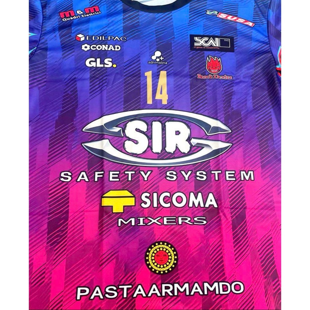 石川祐希 バレーボール ペルージャ ユニフォーム Tシャツ 薄手